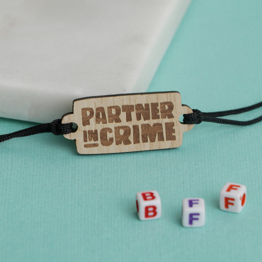 Partners in Crime Friendship Band