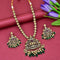 Zirconia Peacock Design Victorian Necklace Set