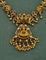 Designer Matt Lakshmi Devi Peacock Necklace Set With Gold Balls