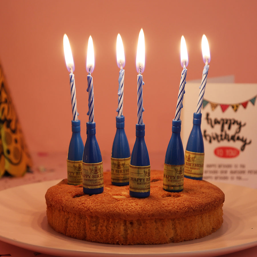 Birthday Champagne Candles