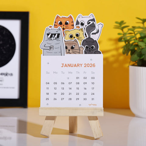 Cat Calendar - Set of 5