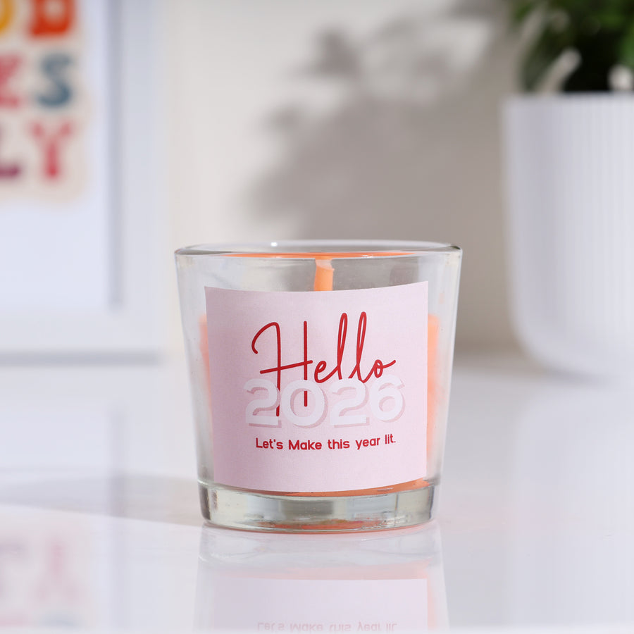 Hello 2026 Candle
