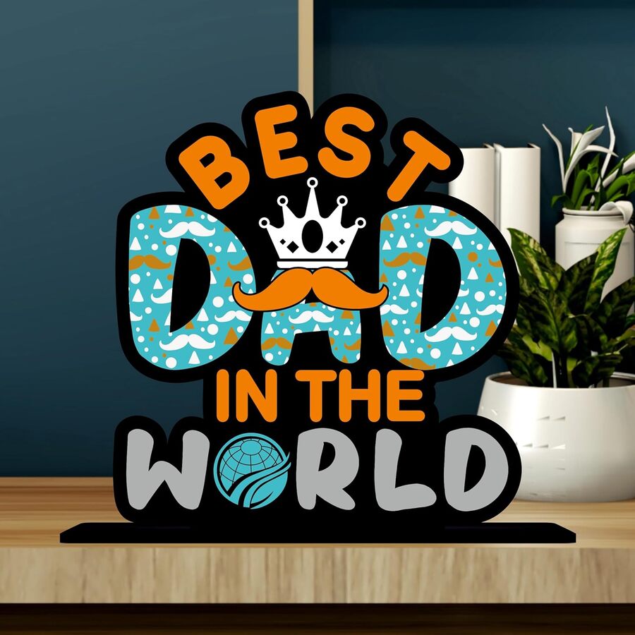 Best Dad in the World Table Top – Cherrypick - Main Image