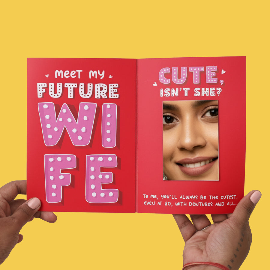 Future Wife Mirror Card