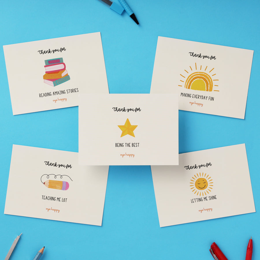 Thank You Teacher Cards (Set of 2)