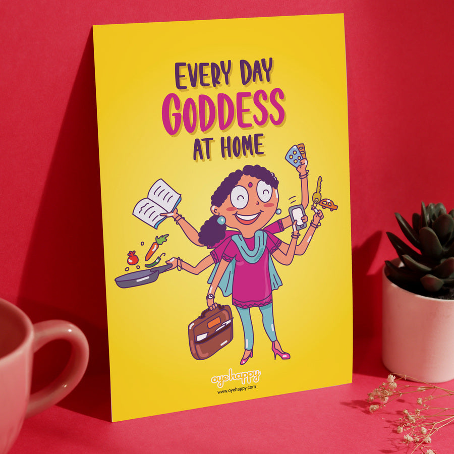 Multi-Tasker Goddess Card