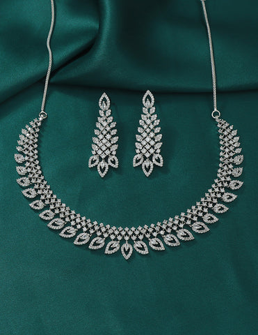 Designer Zirconia Elegance Necklace Set
