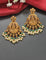 Designer Elegant Lakshmi Devi Matt Kempu Necklace Set