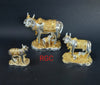 1 gm Gold and Silver plating cow and calf