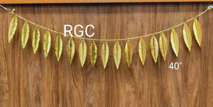 RGC German  Gold Plating Mango Leaf Toran