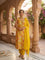 Mustard Tissue Floral Digital Print Suit Set