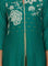 Green Printed Mandarin Neck kurta