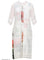 White Printed 3/4 Sleeve kurta