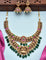 Designer Matt Lakshmi Devi Kempu Necklace Set