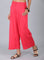 Pink Tailored Volume Pants