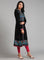 Black Round Neck Winter kurta