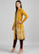 Yellow Flared Cardigan