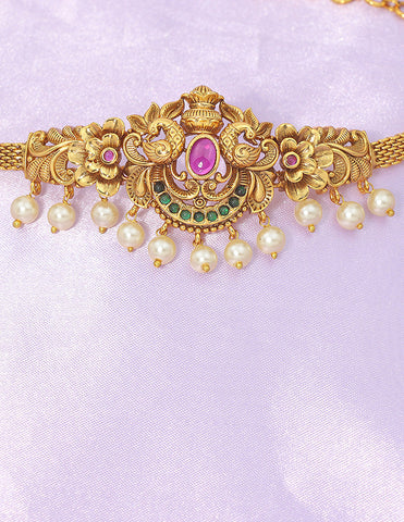 Designer Peacock Chain Bajuband