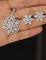 Designer Zirconia Floral Pendant Set
