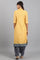 Yellow Mock Layered kurta