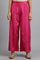 Pink Printed Parallel Pants