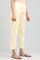 Beige Viscose Rayon Straight Kurta and Trouser Set