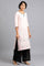 Pink Round Neck Printed kurta