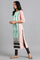 Green Round Neck Printed kurta