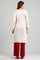 Beige Round Neck Winter kurta
