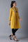 Mustard Mandarin Neck Winter kurta