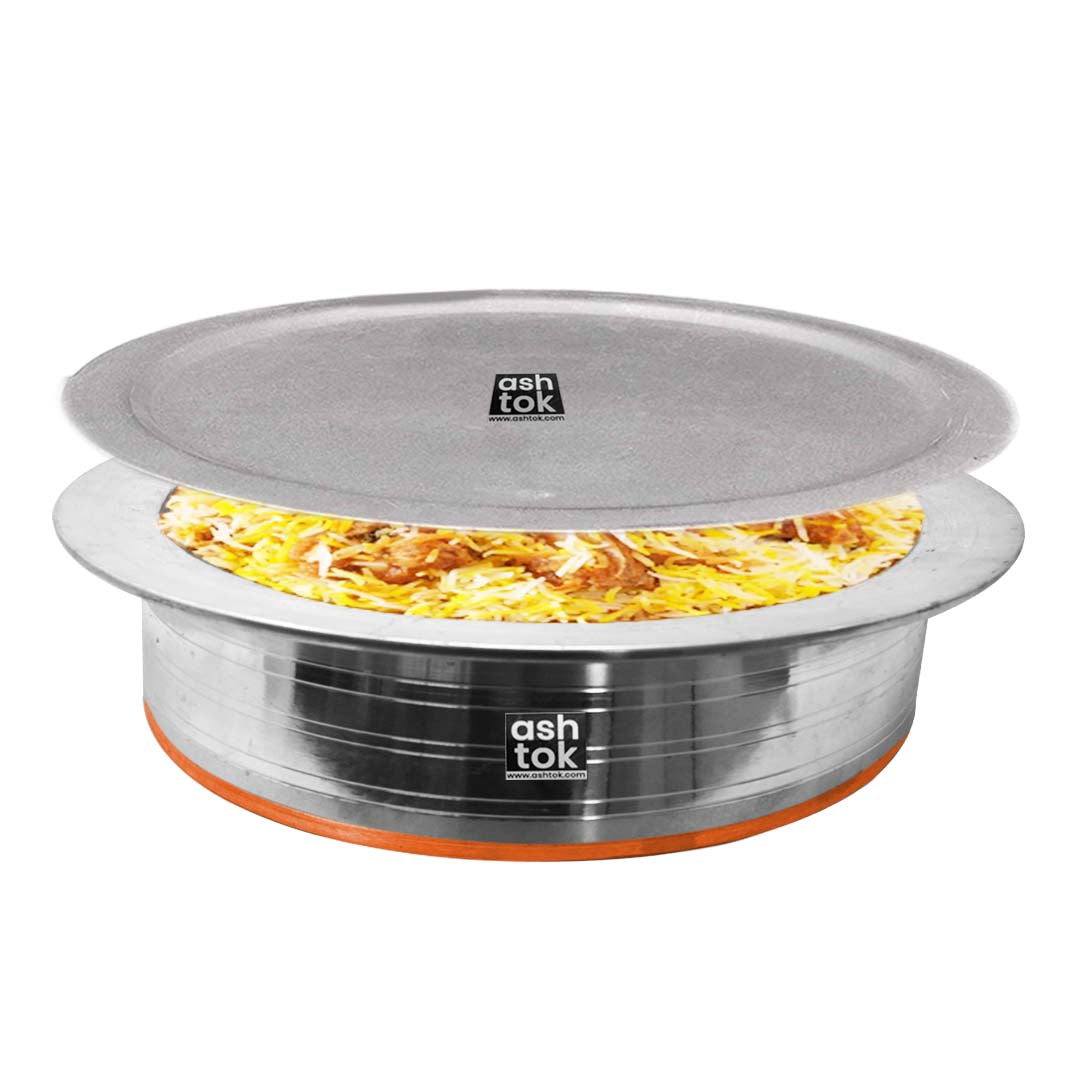 KSJONE Indisches Serviergeschirr, 5-tlg. Set – Kupferboden, 500 ml, 750 ml, 900 ml, 1400 ml, 1900 ml. Edelstahl-Kochtopf, Biryani, Punjabi, Küchen-Servierschüssel (5-teilig KSJONE Indisches Serviergeschirr, 5-tlg. Set – Kupferboden, 500 ml, 750 ml, 900 ml, 1400 ml, 1900 ml. Edelstahl-Kochtopf, Biryani, Punjabi, Küchen-Servierschüssel (5-teilig