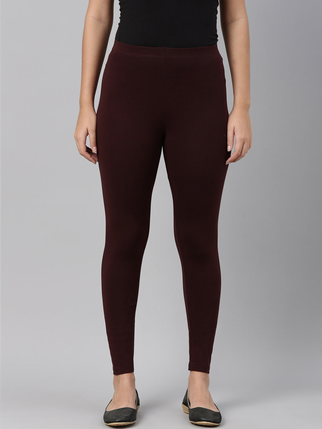Maroon Compression High Waist Leggings, Casual Wear, Slim Fit at Rs 499 in  Bengaluru