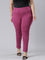 Women Solid Fuchsia Super Stretch Jeggings