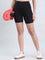 Black Knit Seamless Cycling Shorts