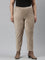 Women Solid Chocolate Mid Rise Corduroy Jeggings