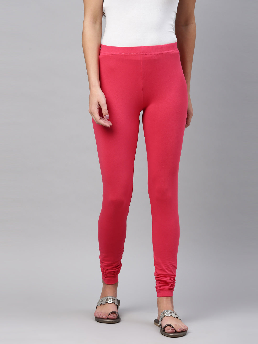 Go Colors Women Firozee Cotton Churidar Leggings (Firozee, Size S) in  Kakinada at best price by New Colors - Justdial