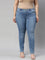 Women Solid Light Blue Denim Jeggings