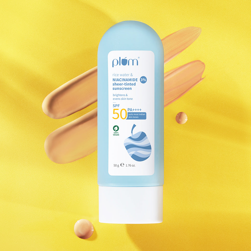 3% Niacinamide & Rice Water SPF 50 Sheer-Tinted Sunscreen - 50 g