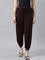 Dark Wine Viscose Stretch Harems