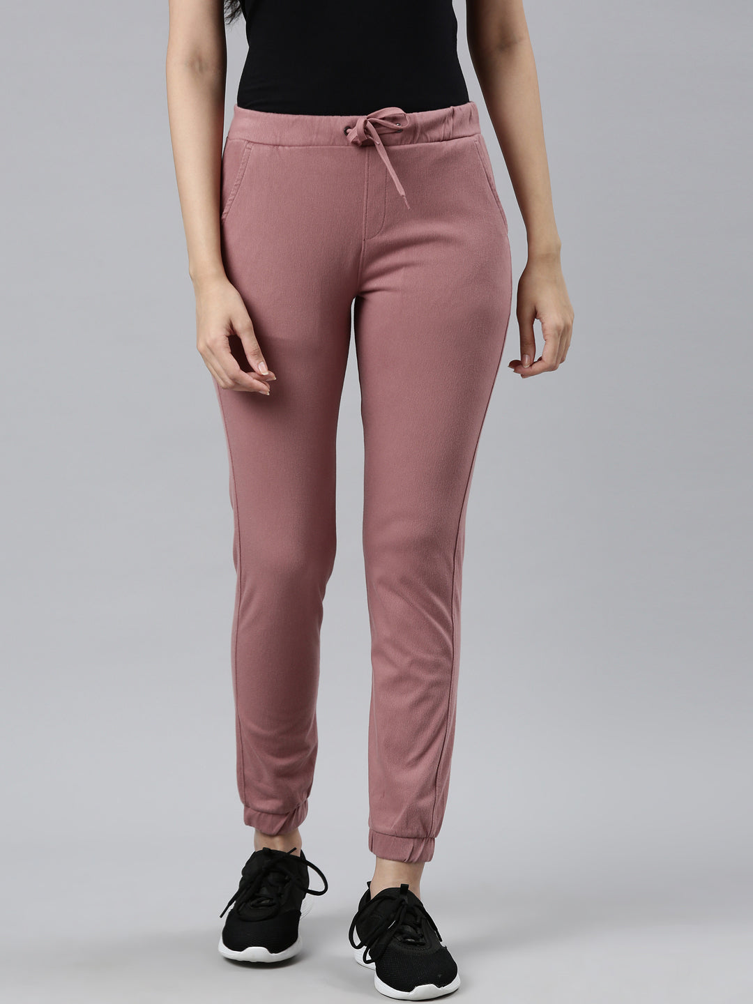 Women Solid Young Pink Slim Fit Ankle Length Leggings - Tall