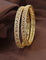 Designer Zircon Gold Plated Bangles ZBGL11143