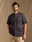 Embroidered Cotton Shirt - Black