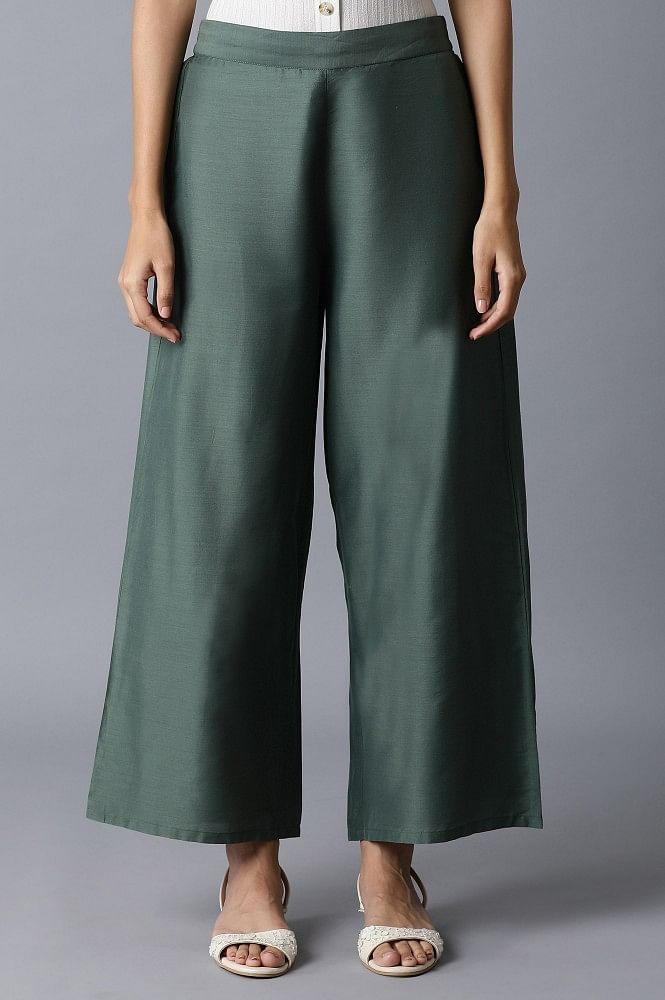 Green Parallel Pants