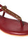 W Red Embroidered Almond Toe Flat-Wdelilah