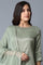 Signature Green kurta-Sharara-Dupatta Set