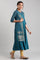 Blue A-line kurta