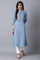 Denim Blue A-Line kurta