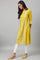 Mustard Yellow Placement kurta