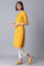 Yellow Classic Straight kurta