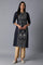 Navy Tribal Print kurta